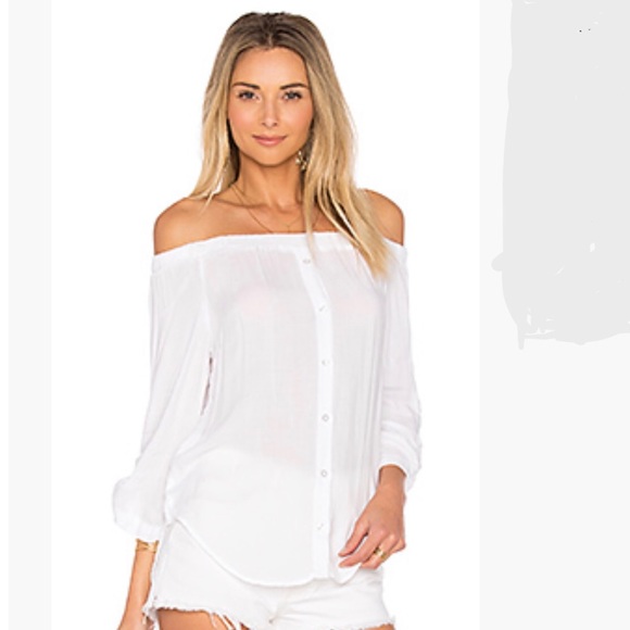 Bella Dahl Tops - Bella Dahl Off the Shoulder Top